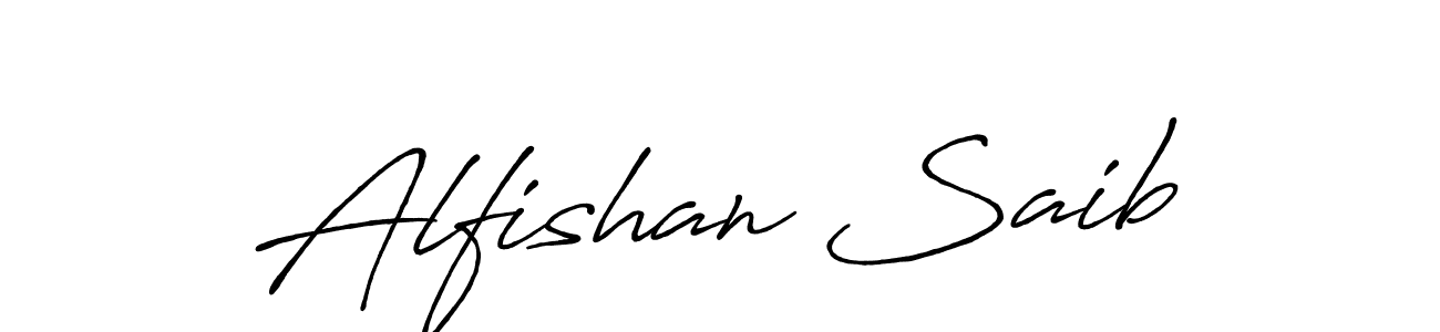 The best way (Antro_Vectra_Bolder) to make a short signature is to pick only two or three words in your name. The name Alfishan Saib include a total of six letters. For converting this name. Alfishan Saib signature style 7 images and pictures png