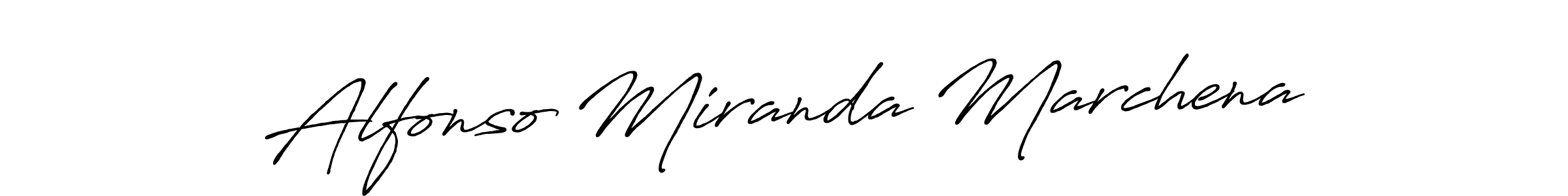 Alfonso Miranda Marchena stylish signature style. Best Handwritten Sign (Antro_Vectra_Bolder) for my name. Handwritten Signature Collection Ideas for my name Alfonso Miranda Marchena. Alfonso Miranda Marchena signature style 7 images and pictures png