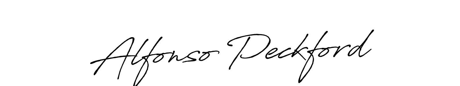 Make a beautiful signature design for name Alfonso Peckford. With this signature (Antro_Vectra_Bolder) style, you can create a handwritten signature for free. Alfonso Peckford signature style 7 images and pictures png
