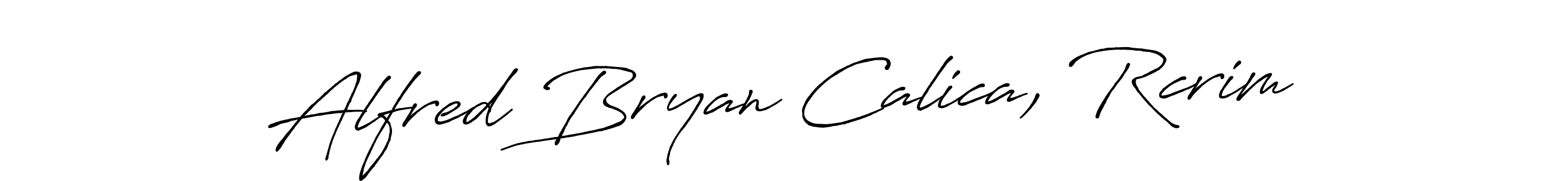 Similarly Antro_Vectra_Bolder is the best handwritten signature design. Signature creator online .You can use it as an online autograph creator for name Alfred Bryan Calica, Rcrim. Alfred Bryan Calica, Rcrim signature style 7 images and pictures png