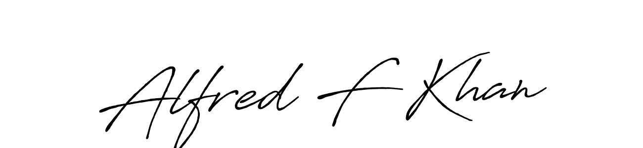 How to make Alfred F Khan signature? Antro_Vectra_Bolder is a professional autograph style. Create handwritten signature for Alfred F Khan name. Alfred F Khan signature style 7 images and pictures png