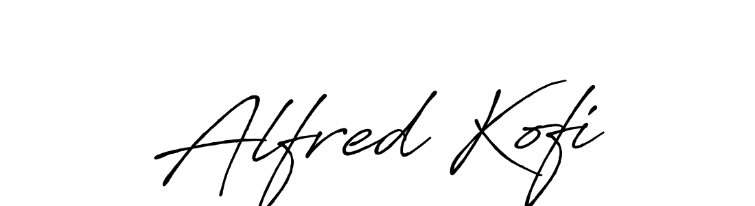 Make a beautiful signature design for name Alfred Kofi. With this signature (Antro_Vectra_Bolder) style, you can create a handwritten signature for free. Alfred Kofi signature style 7 images and pictures png