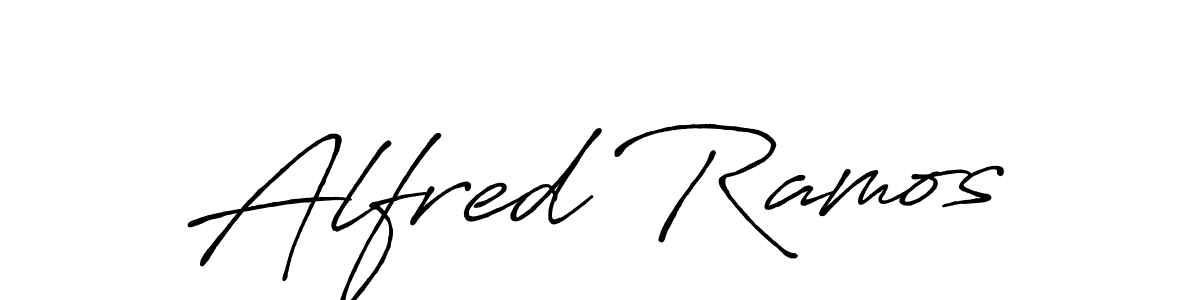 Similarly Antro_Vectra_Bolder is the best handwritten signature design. Signature creator online .You can use it as an online autograph creator for name Alfred Ramos. Alfred Ramos signature style 7 images and pictures png