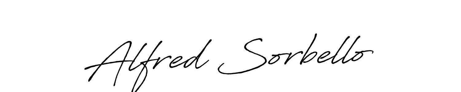 How to make Alfred Sorbello signature? Antro_Vectra_Bolder is a professional autograph style. Create handwritten signature for Alfred Sorbello name. Alfred Sorbello signature style 7 images and pictures png