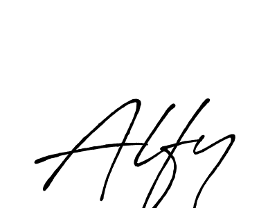 Design your own signature with our free online signature maker. With this signature software, you can create a handwritten (Antro_Vectra_Bolder) signature for name Alfy. Alfy signature style 7 images and pictures png