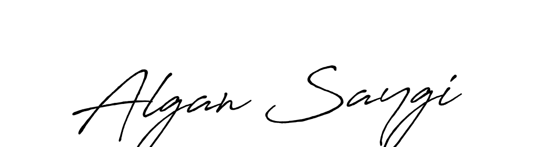 Also You can easily find your signature by using the search form. We will create Algan Saygi name handwritten signature images for you free of cost using Antro_Vectra_Bolder sign style. Algan Saygi signature style 7 images and pictures png