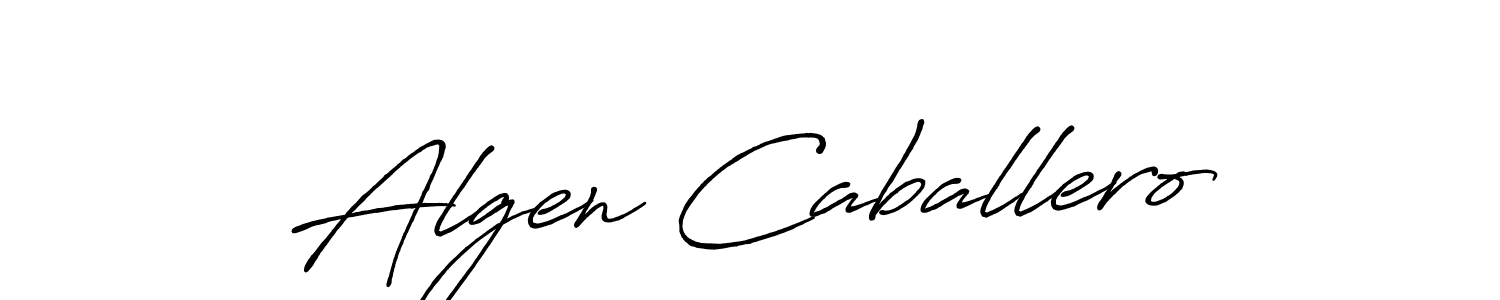 The best way (Antro_Vectra_Bolder) to make a short signature is to pick only two or three words in your name. The name Algen Caballero include a total of six letters. For converting this name. Algen Caballero signature style 7 images and pictures png