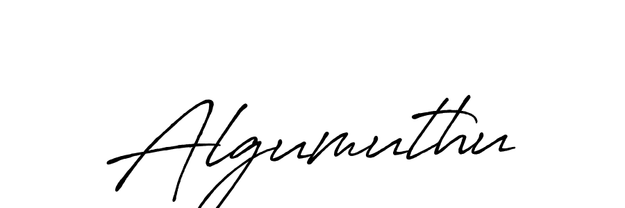 Make a beautiful signature design for name Algumuthu. Use this online signature maker to create a handwritten signature for free. Algumuthu signature style 7 images and pictures png