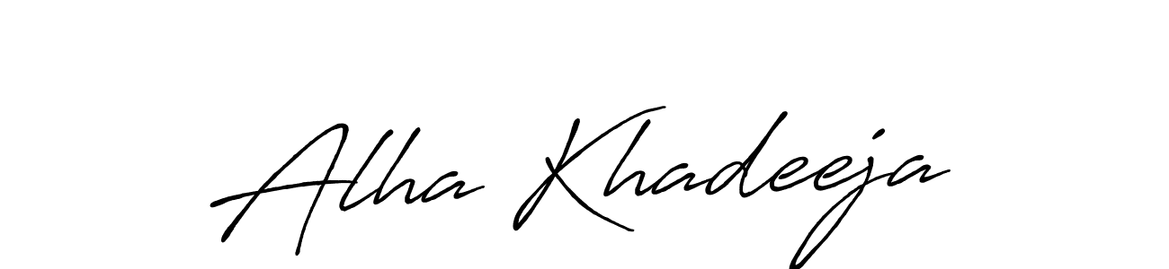 Similarly Antro_Vectra_Bolder is the best handwritten signature design. Signature creator online .You can use it as an online autograph creator for name Alha Khadeeja. Alha Khadeeja signature style 7 images and pictures png