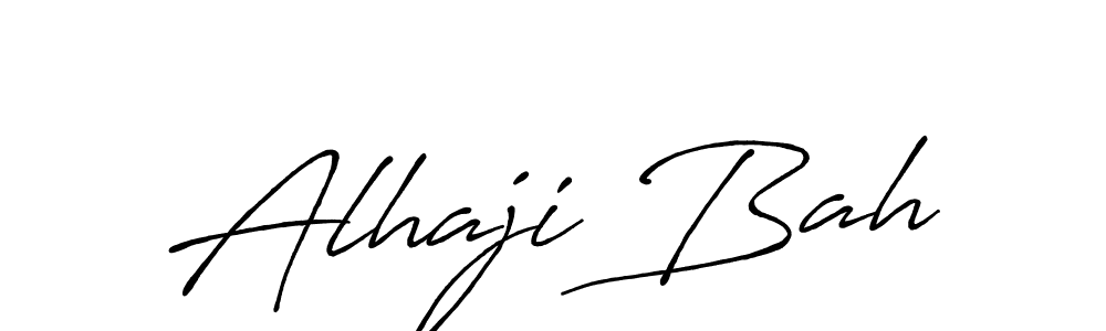 Also You can easily find your signature by using the search form. We will create Alhaji Bah name handwritten signature images for you free of cost using Antro_Vectra_Bolder sign style. Alhaji Bah signature style 7 images and pictures png