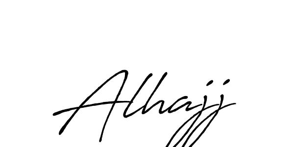You should practise on your own different ways (Antro_Vectra_Bolder) to write your name (Alhajj) in signature. don't let someone else do it for you. Alhajj signature style 7 images and pictures png