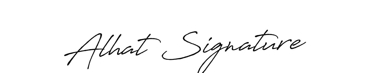 Also we have Alhat Signature name is the best signature style. Create professional handwritten signature collection using Antro_Vectra_Bolder autograph style. Alhat Signature signature style 7 images and pictures png
