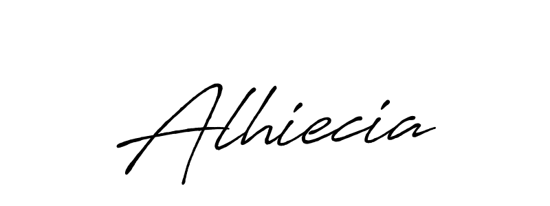 Make a beautiful signature design for name Alhiecia. Use this online signature maker to create a handwritten signature for free. Alhiecia signature style 7 images and pictures png