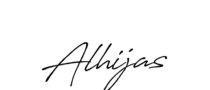 Also You can easily find your signature by using the search form. We will create Alhijas name handwritten signature images for you free of cost using Antro_Vectra_Bolder sign style. Alhijas signature style 7 images and pictures png