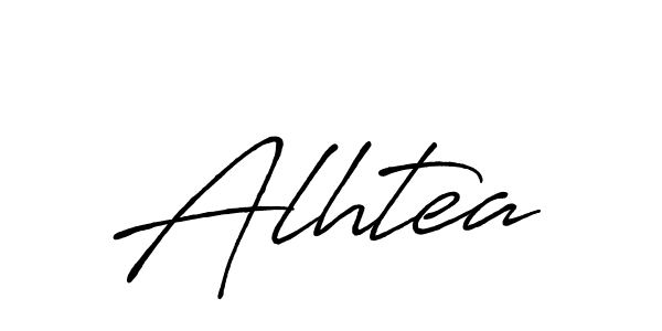 Create a beautiful signature design for name Alhtea. With this signature (Antro_Vectra_Bolder) fonts, you can make a handwritten signature for free. Alhtea signature style 7 images and pictures png