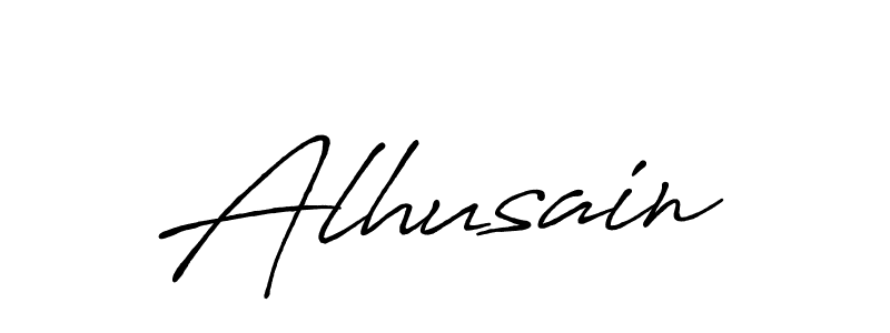 Alhusain stylish signature style. Best Handwritten Sign (Antro_Vectra_Bolder) for my name. Handwritten Signature Collection Ideas for my name Alhusain. Alhusain signature style 7 images and pictures png