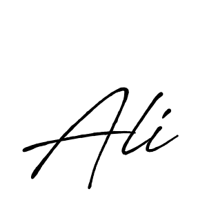 Design your own signature with our free online signature maker. With this signature software, you can create a handwritten (Antro_Vectra_Bolder) signature for name Ali. Ali signature style 7 images and pictures png