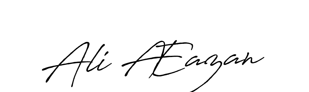 Also we have Ali Æazan name is the best signature style. Create professional handwritten signature collection using Antro_Vectra_Bolder autograph style. Ali Æazan signature style 7 images and pictures png