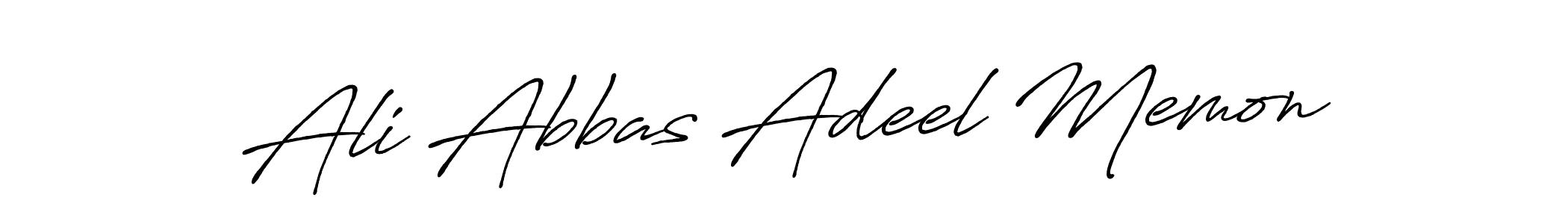 It looks lik you need a new signature style for name Ali Abbas Adeel Memon. Design unique handwritten (Antro_Vectra_Bolder) signature with our free signature maker in just a few clicks. Ali Abbas Adeel Memon signature style 7 images and pictures png