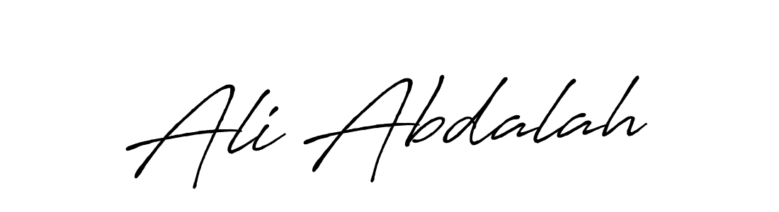 You should practise on your own different ways (Antro_Vectra_Bolder) to write your name (Ali Abdalah) in signature. don't let someone else do it for you. Ali Abdalah signature style 7 images and pictures png