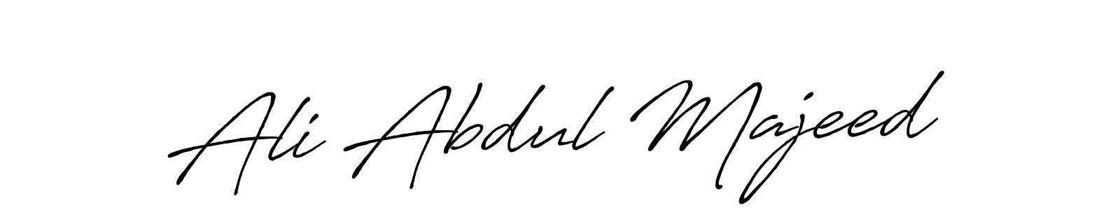 Design your own signature with our free online signature maker. With this signature software, you can create a handwritten (Antro_Vectra_Bolder) signature for name Ali Abdul Majeed. Ali Abdul Majeed signature style 7 images and pictures png