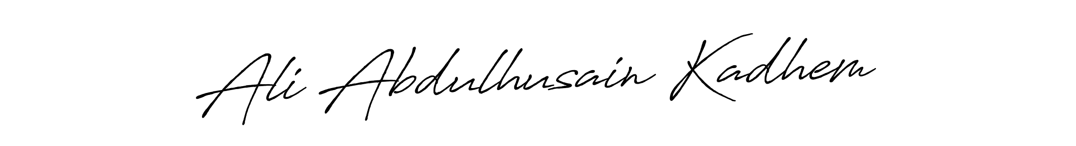 Design your own signature with our free online signature maker. With this signature software, you can create a handwritten (Antro_Vectra_Bolder) signature for name Ali Abdulhusain Kadhem. Ali Abdulhusain Kadhem signature style 7 images and pictures png
