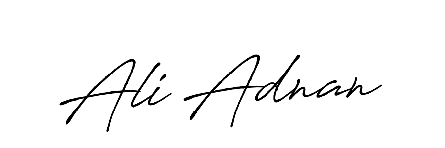 Use a signature maker to create a handwritten signature online. With this signature software, you can design (Antro_Vectra_Bolder) your own signature for name Ali Adnan. Ali Adnan signature style 7 images and pictures png