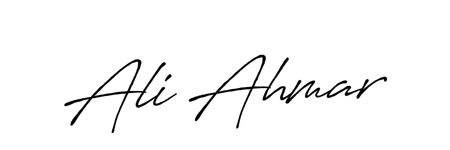 Create a beautiful signature design for name Ali Ahmar. With this signature (Antro_Vectra_Bolder) fonts, you can make a handwritten signature for free. Ali Ahmar signature style 7 images and pictures png