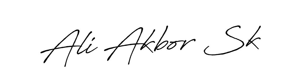 Also You can easily find your signature by using the search form. We will create Ali Akbor Sk name handwritten signature images for you free of cost using Antro_Vectra_Bolder sign style. Ali Akbor Sk signature style 7 images and pictures png