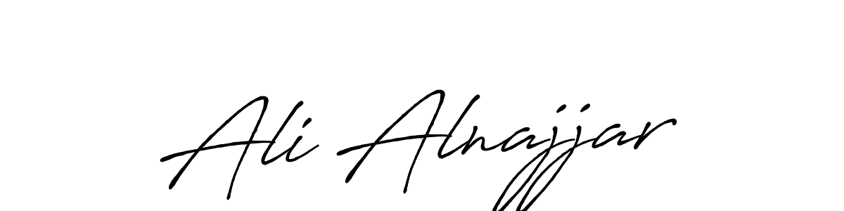The best way (Antro_Vectra_Bolder) to make a short signature is to pick only two or three words in your name. The name Ali Alnajjar include a total of six letters. For converting this name. Ali Alnajjar signature style 7 images and pictures png