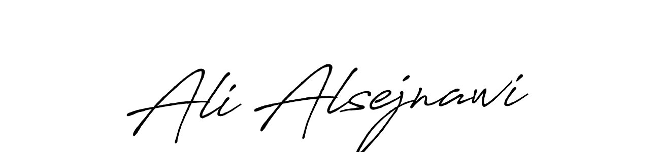 Design your own signature with our free online signature maker. With this signature software, you can create a handwritten (Antro_Vectra_Bolder) signature for name Ali Alsejnawi. Ali Alsejnawi signature style 7 images and pictures png