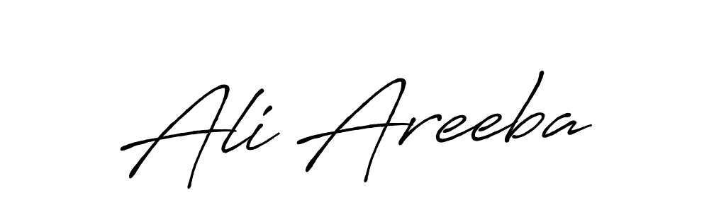 Design your own signature with our free online signature maker. With this signature software, you can create a handwritten (Antro_Vectra_Bolder) signature for name Ali Areeba. Ali Areeba signature style 7 images and pictures png