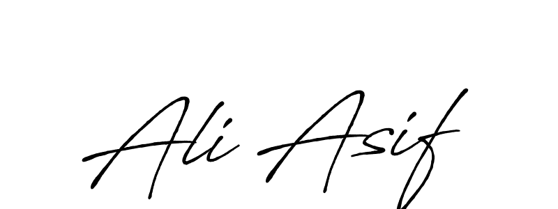 You should practise on your own different ways (Antro_Vectra_Bolder) to write your name (Ali Asif) in signature. don't let someone else do it for you. Ali Asif signature style 7 images and pictures png