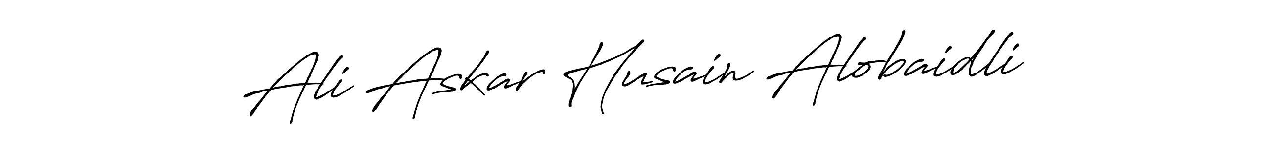 How to make Ali Askar Husain Alobaidli signature? Antro_Vectra_Bolder is a professional autograph style. Create handwritten signature for Ali Askar Husain Alobaidli name. Ali Askar Husain Alobaidli signature style 7 images and pictures png