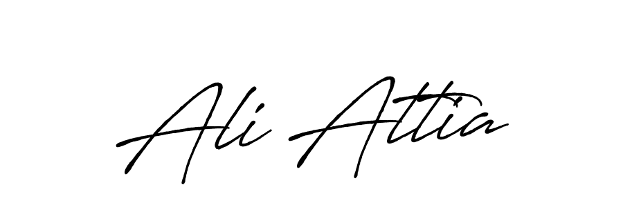 Make a short Ali Attia signature style. Manage your documents anywhere anytime using Antro_Vectra_Bolder. Create and add eSignatures, submit forms, share and send files easily. Ali Attia signature style 7 images and pictures png