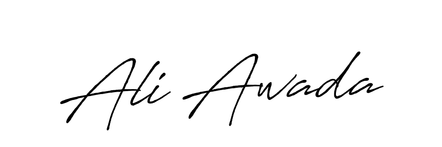 Antro_Vectra_Bolder is a professional signature style that is perfect for those who want to add a touch of class to their signature. It is also a great choice for those who want to make their signature more unique. Get Ali Awada name to fancy signature for free. Ali Awada signature style 7 images and pictures png