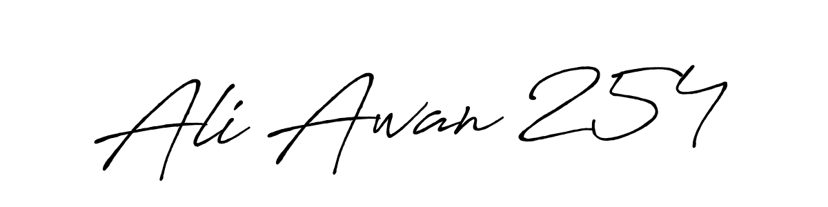 Once you've used our free online signature maker to create your best signature Antro_Vectra_Bolder style, it's time to enjoy all of the benefits that Ali Awan 254 name signing documents. Ali Awan 254 signature style 7 images and pictures png