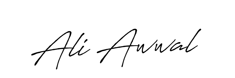 How to make Ali Awwal signature? Antro_Vectra_Bolder is a professional autograph style. Create handwritten signature for Ali Awwal name. Ali Awwal signature style 7 images and pictures png