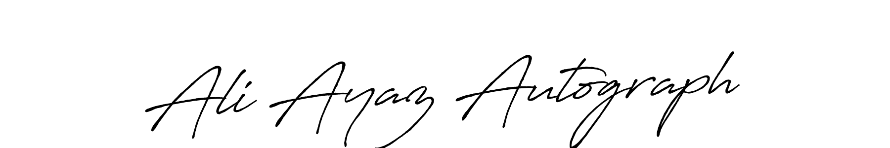 Ali Ayaz Autograph stylish signature style. Best Handwritten Sign (Antro_Vectra_Bolder) for my name. Handwritten Signature Collection Ideas for my name Ali Ayaz Autograph. Ali Ayaz Autograph signature style 7 images and pictures png