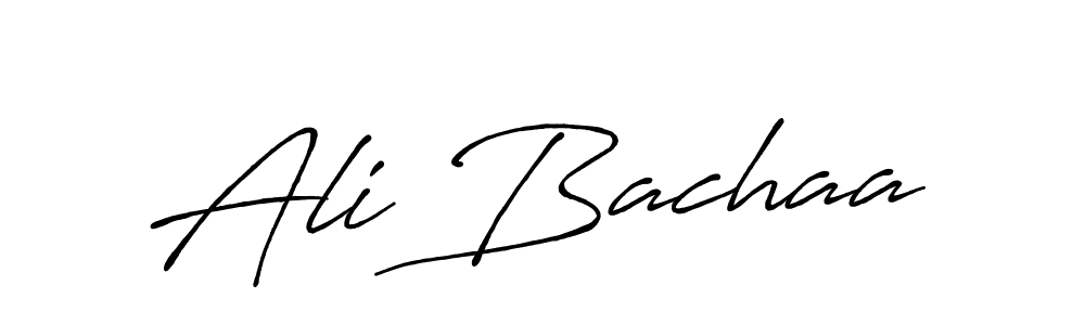 Also You can easily find your signature by using the search form. We will create Ali Bachaa name handwritten signature images for you free of cost using Antro_Vectra_Bolder sign style. Ali Bachaa signature style 7 images and pictures png