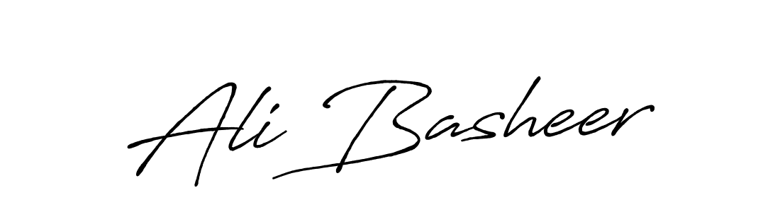 It looks lik you need a new signature style for name Ali Basheer. Design unique handwritten (Antro_Vectra_Bolder) signature with our free signature maker in just a few clicks. Ali Basheer signature style 7 images and pictures png
