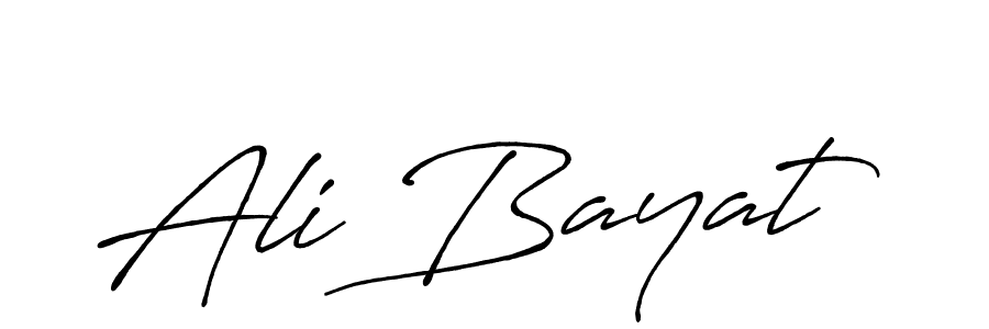 It looks lik you need a new signature style for name Ali Bayat. Design unique handwritten (Antro_Vectra_Bolder) signature with our free signature maker in just a few clicks. Ali Bayat signature style 7 images and pictures png