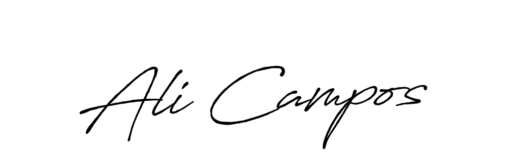 It looks lik you need a new signature style for name Ali Campos. Design unique handwritten (Antro_Vectra_Bolder) signature with our free signature maker in just a few clicks. Ali Campos signature style 7 images and pictures png