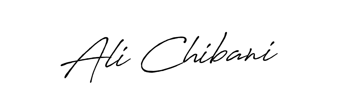 You can use this online signature creator to create a handwritten signature for the name Ali Chibani. This is the best online autograph maker. Ali Chibani signature style 7 images and pictures png