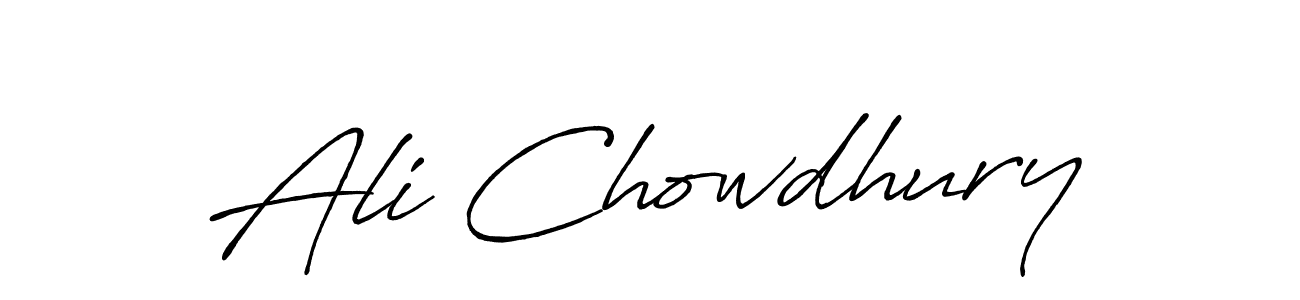 Similarly Antro_Vectra_Bolder is the best handwritten signature design. Signature creator online .You can use it as an online autograph creator for name Ali Chowdhury. Ali Chowdhury signature style 7 images and pictures png
