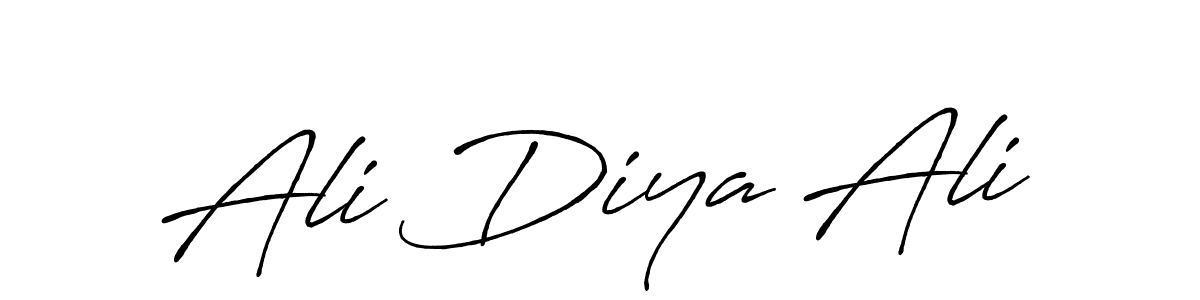 Similarly Antro_Vectra_Bolder is the best handwritten signature design. Signature creator online .You can use it as an online autograph creator for name Ali Diya Ali. Ali Diya Ali signature style 7 images and pictures png