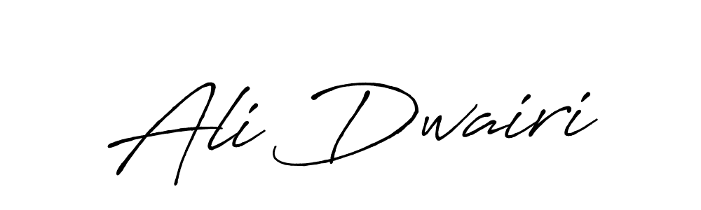 Make a beautiful signature design for name Ali Dwairi. With this signature (Antro_Vectra_Bolder) style, you can create a handwritten signature for free. Ali Dwairi signature style 7 images and pictures png