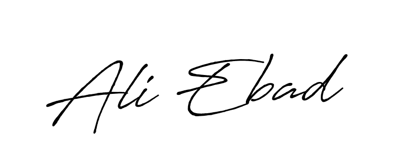 Similarly Antro_Vectra_Bolder is the best handwritten signature design. Signature creator online .You can use it as an online autograph creator for name Ali Ebad. Ali Ebad signature style 7 images and pictures png