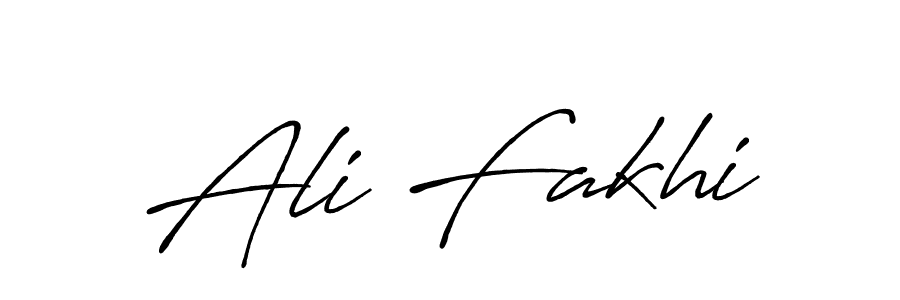 Also we have Ali Fakhi name is the best signature style. Create professional handwritten signature collection using Antro_Vectra_Bolder autograph style. Ali Fakhi signature style 7 images and pictures png