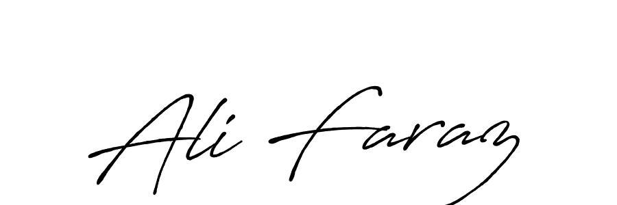 Ali Faraz stylish signature style. Best Handwritten Sign (Antro_Vectra_Bolder) for my name. Handwritten Signature Collection Ideas for my name Ali Faraz. Ali Faraz signature style 7 images and pictures png